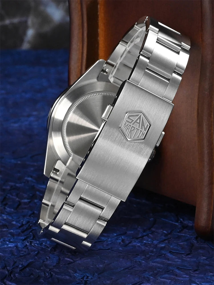 Automatic Mechanical GMT Stainless Steel Watch 39mm